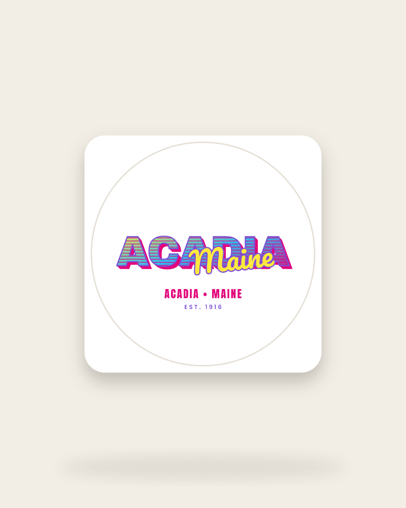 Acadia Music TV Kiss-Cut Sticker