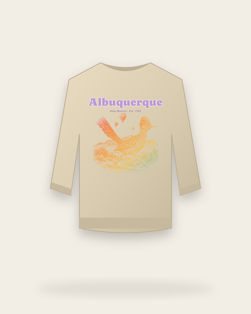 Albuquerque Roadrunner Crewneck Sweatshirt