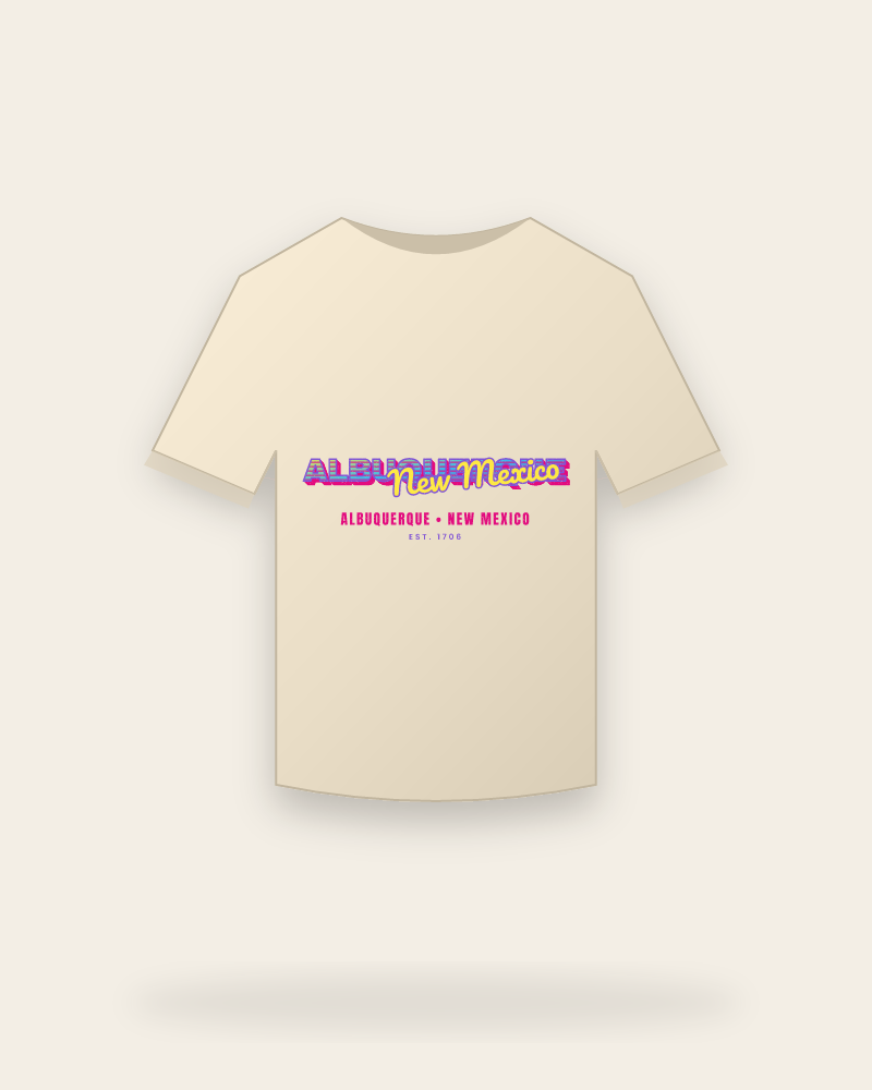 Albuquerque Music TV Organic Cotton Tee