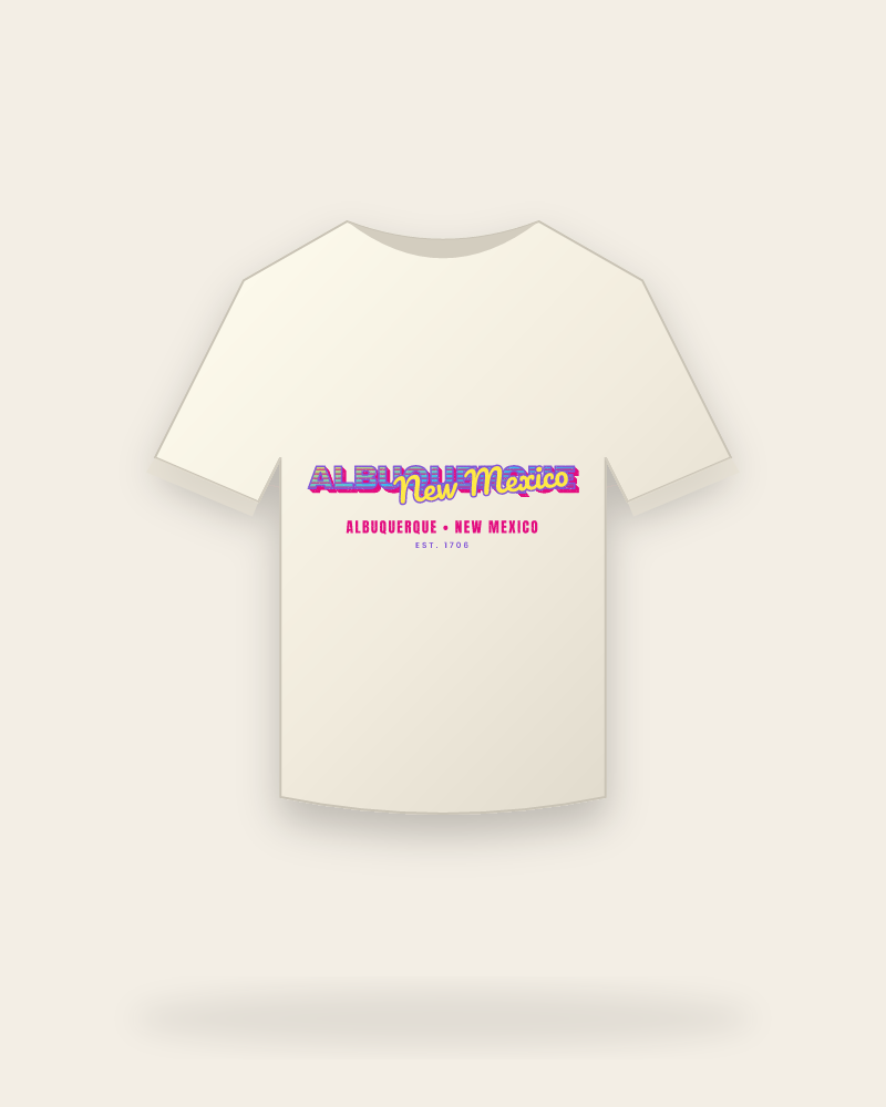 Albuquerque Music TV Vintage Wash Tee