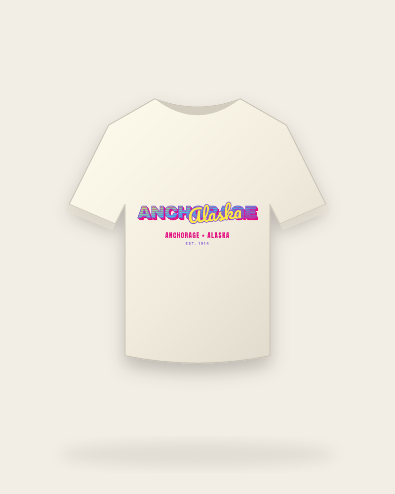 Anchorage Music TV Vintage Wash Tee