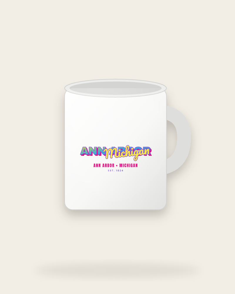 Ann Arbor Music TV Ceramic Mug 11oz