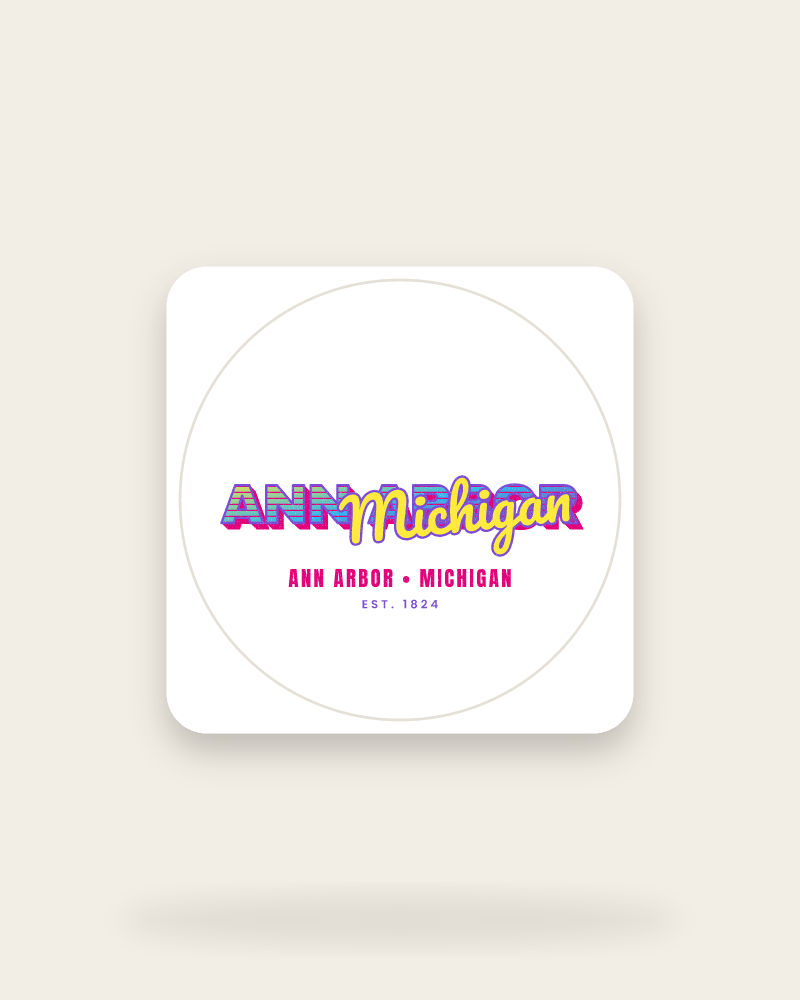 Ann Arbor Music TV Kiss-Cut Sticker