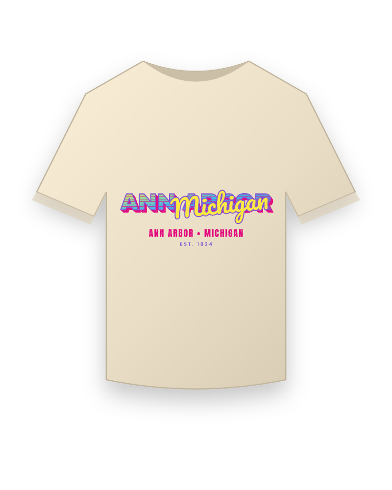 Ann Arbor Music TV Organic Cotton Tee