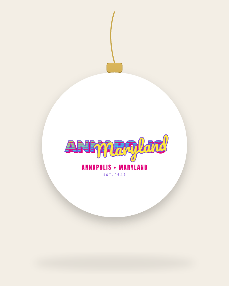 Annapolis Music TV Ceramic Ornament