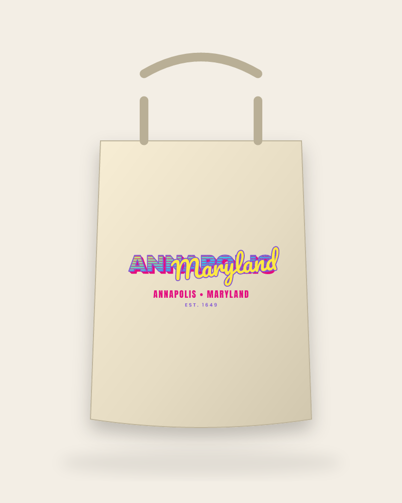 Annapolis Music TV Canvas Tote