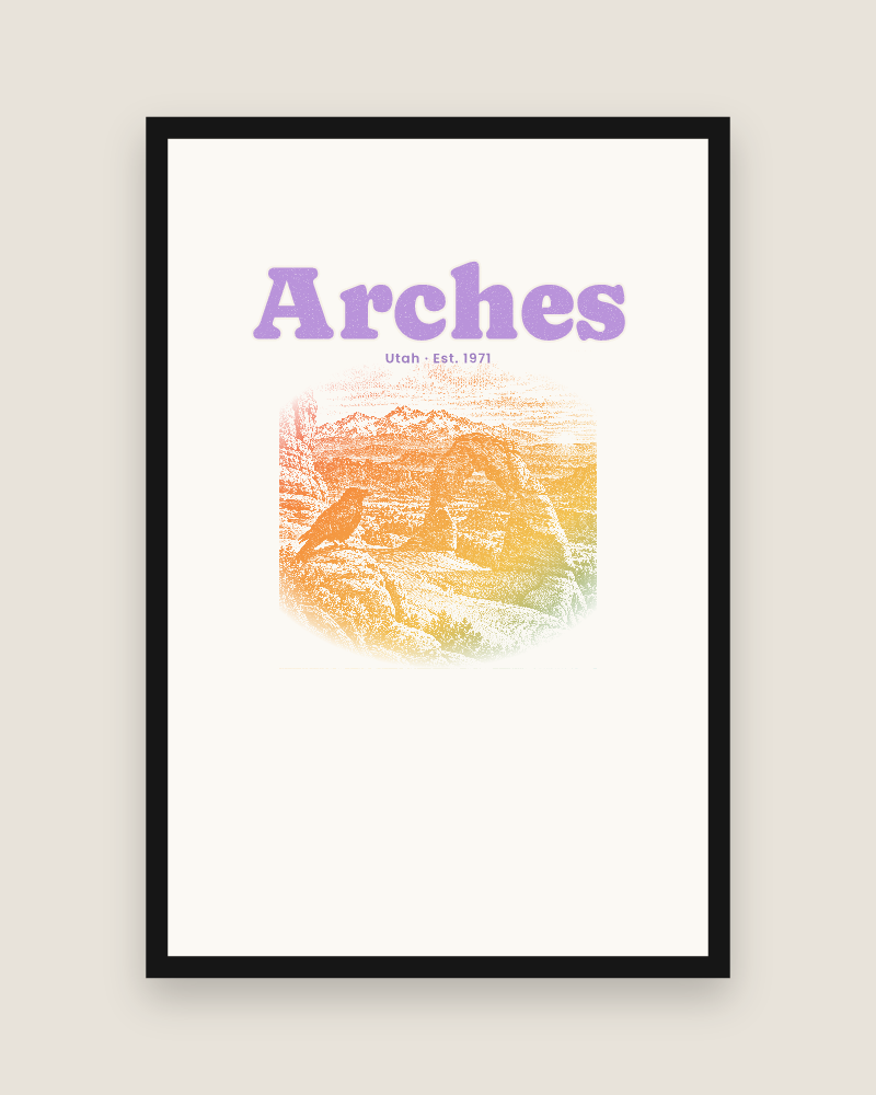 Arches Delicate Arch Matte Poster