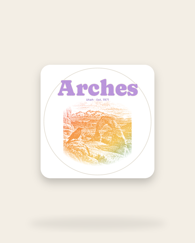 Arches Delicate Arch Kiss-Cut Sticker