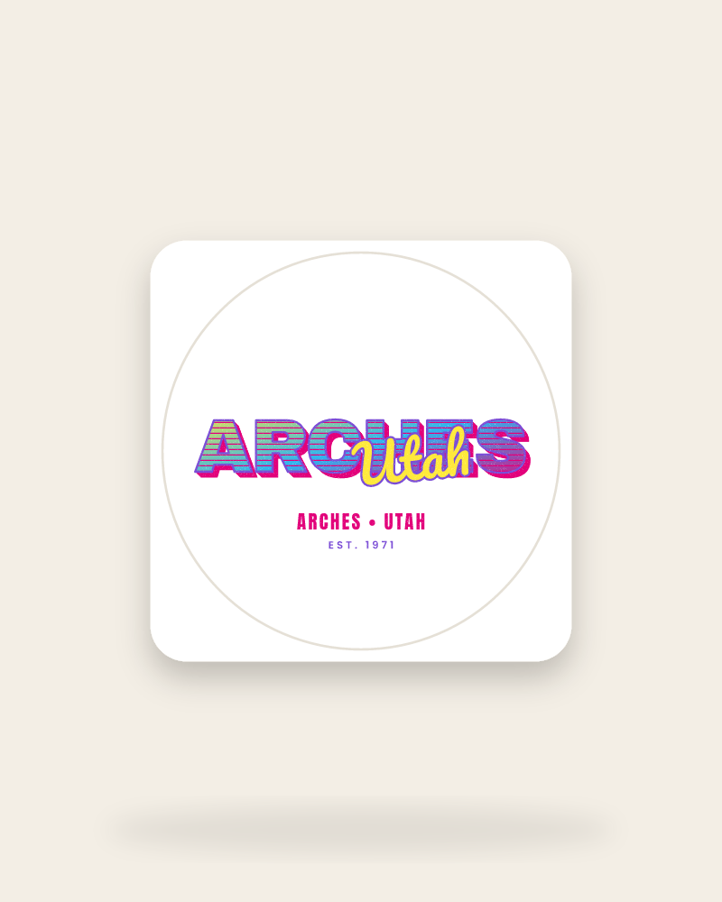 Arches Music TV Kiss-Cut Sticker