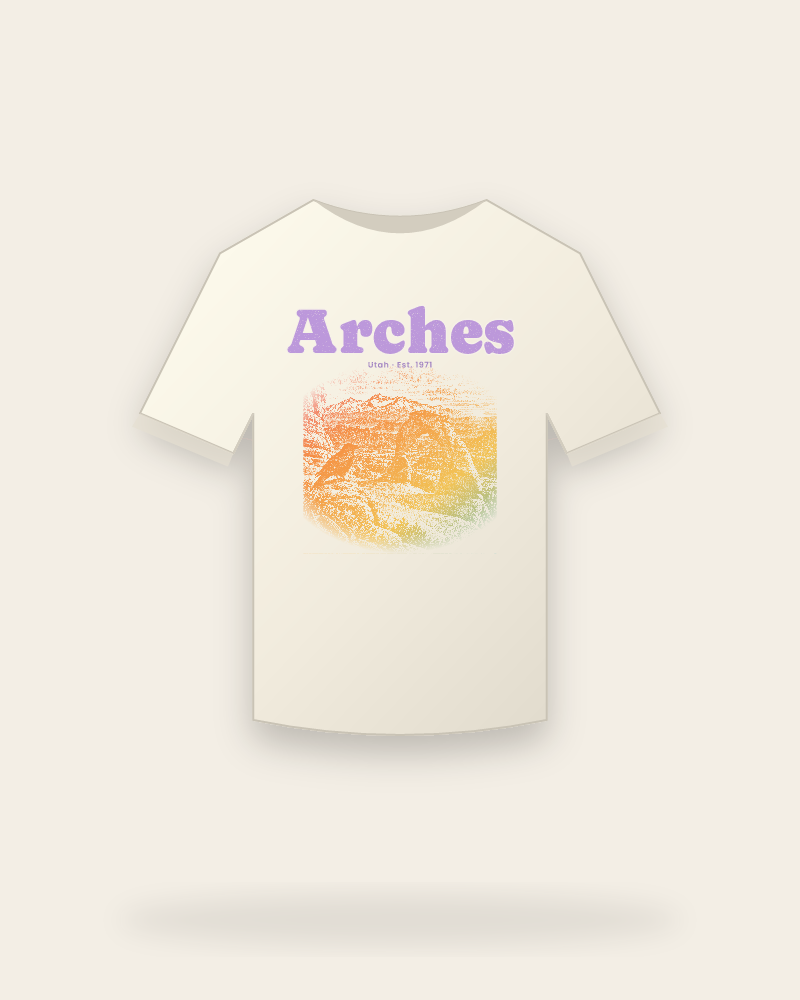 Arches Delicate Arch Vintage Wash Tee