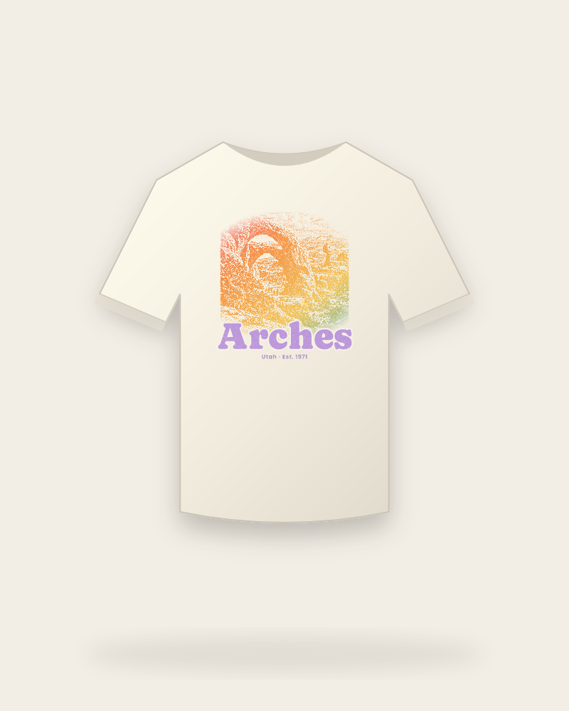 Arches Double Arch Vintage Wash Tee