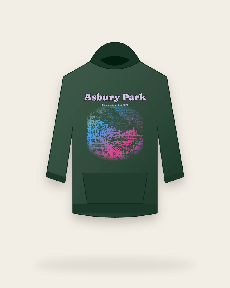 Asbury Park Boardwalk Casino Hooded Sweatshirt