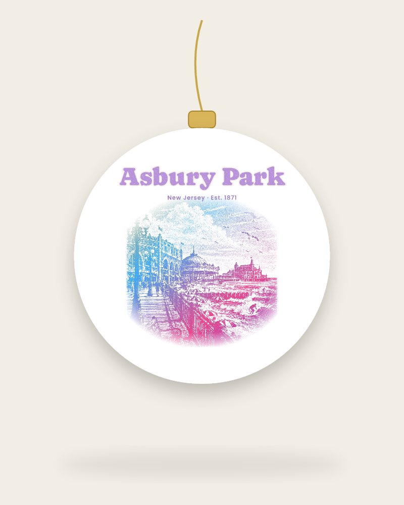 Asbury Park Boardwalk Casino Ceramic Ornament