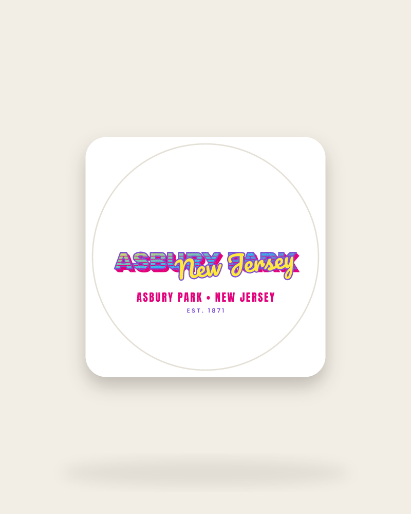 Asbury Park Music TV Kiss-Cut Sticker