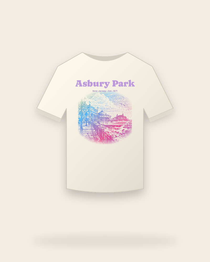 Asbury Park Boardwalk Casino Vintage Wash Tee