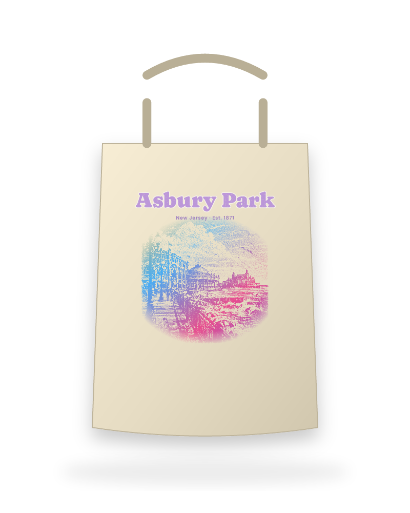 Asbury Park Boardwalk Casino Canvas Tote