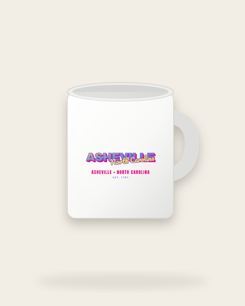 Asheville Music TV Ceramic Mug 11oz