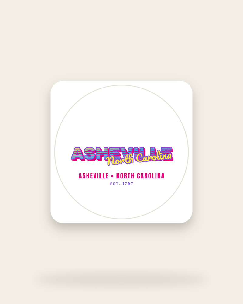 Asheville Music TV Kiss-Cut Sticker