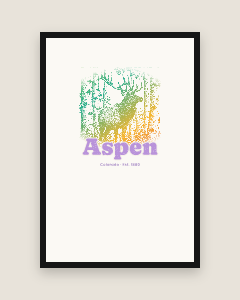 Elk in the Aspens