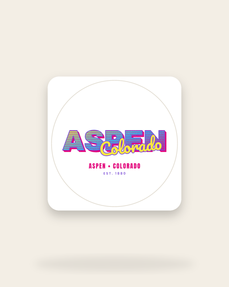Aspen Music TV Kiss-Cut Sticker