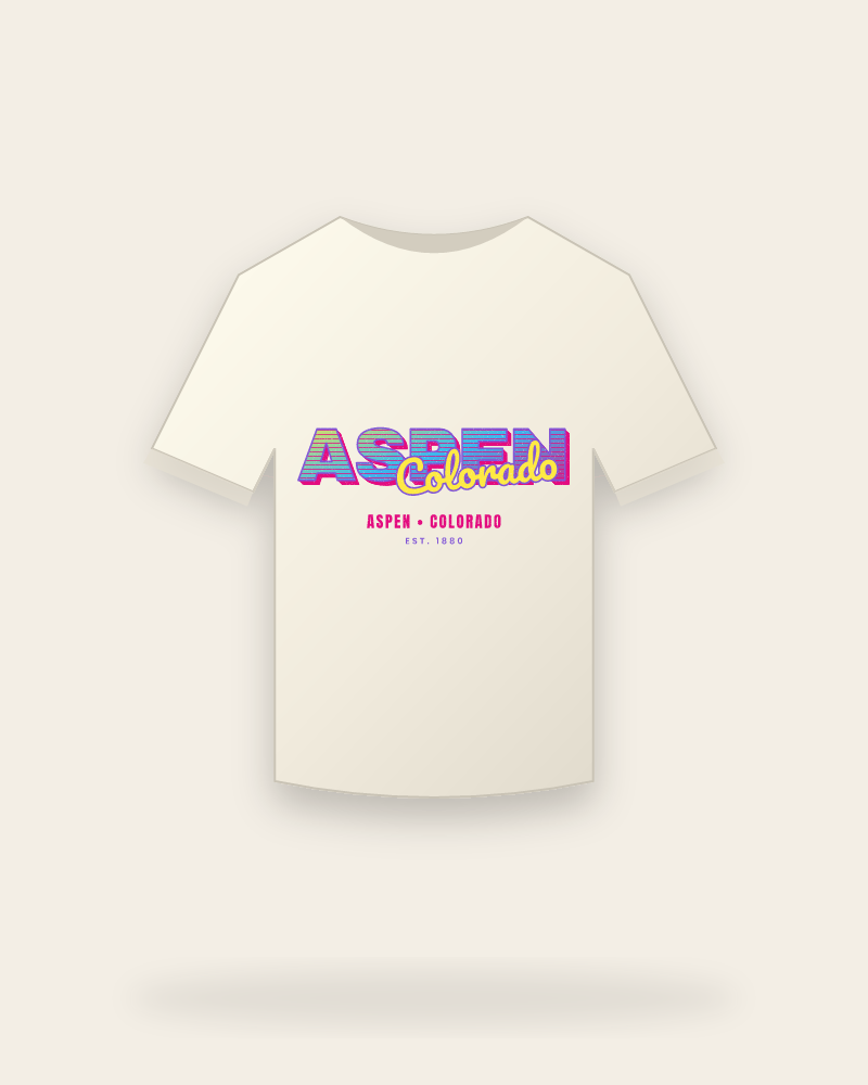 Aspen Music TV Vintage Wash Tee