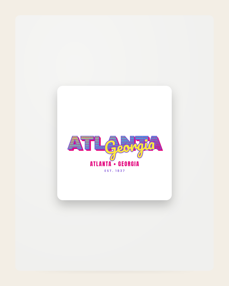 Atlanta Music TV Fridge Magnet