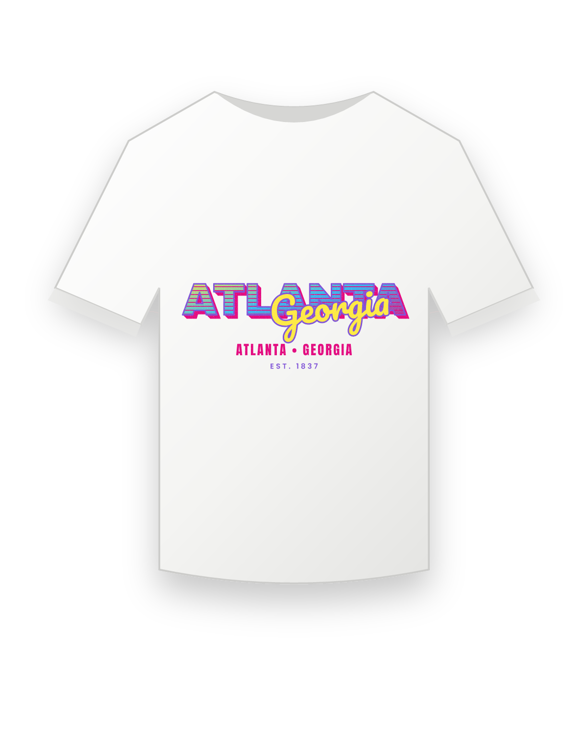 Atlanta Music TV Youth Tee in White
