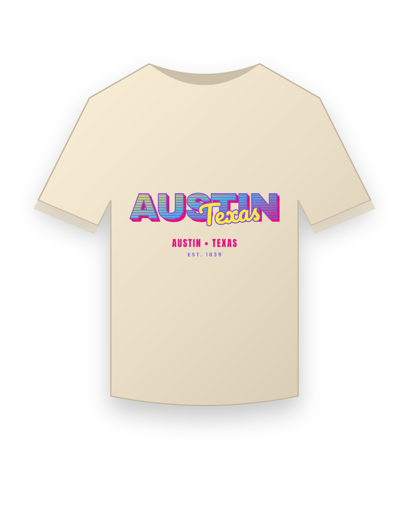 Austin Music TV Organic Cotton Tee