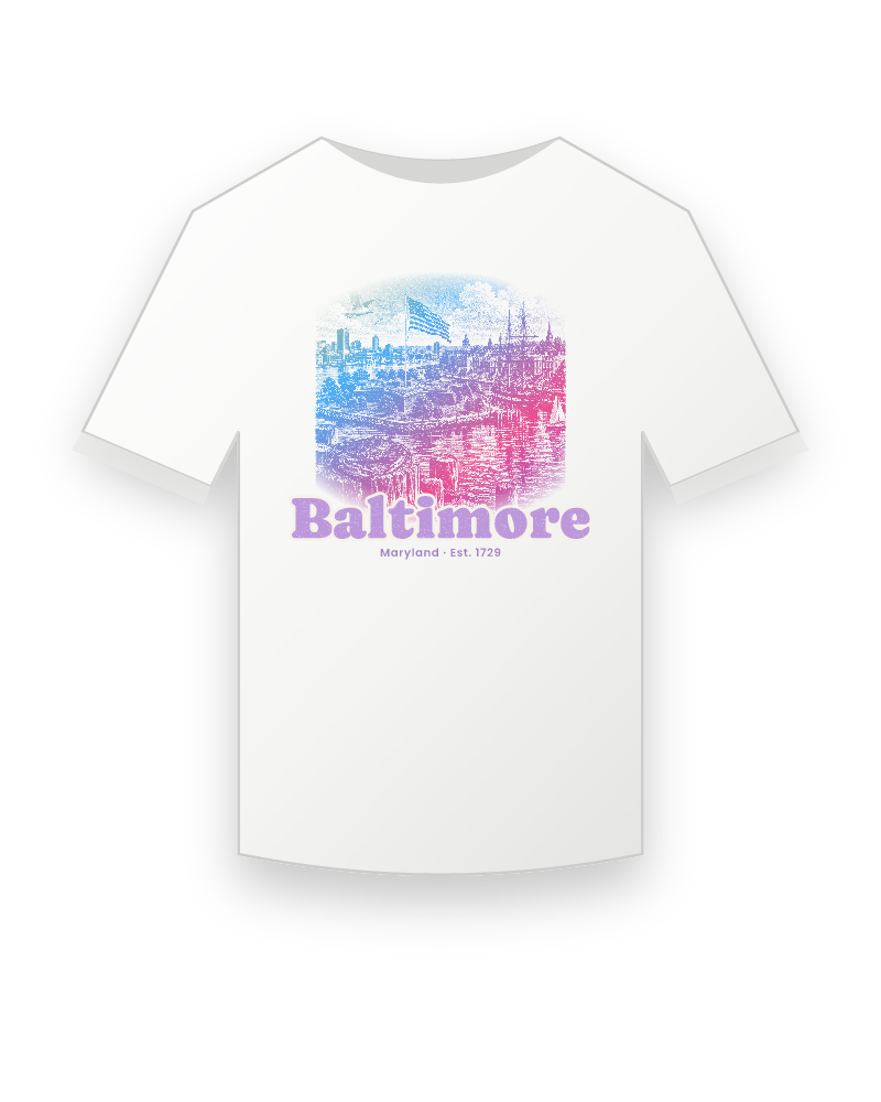 Baltimore Star Fort Harbor Youth Tee