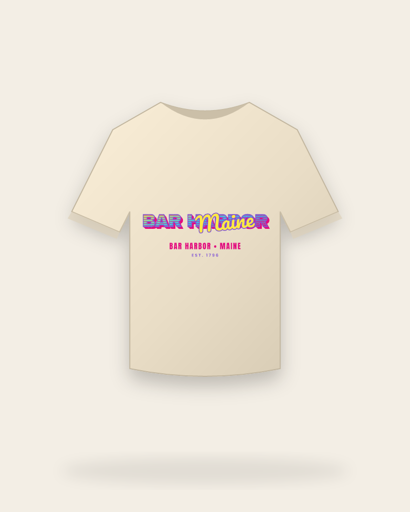 Bar Harbor Music TV Organic Cotton Tee