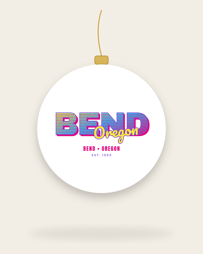 Bend Music TV Ceramic Ornament