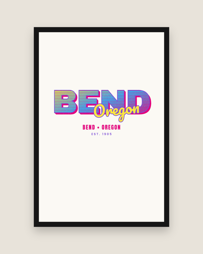 Bend Music TV Matte Poster