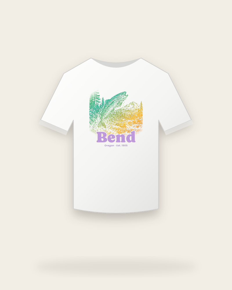 Bend Rainbow Trout Youth Tee