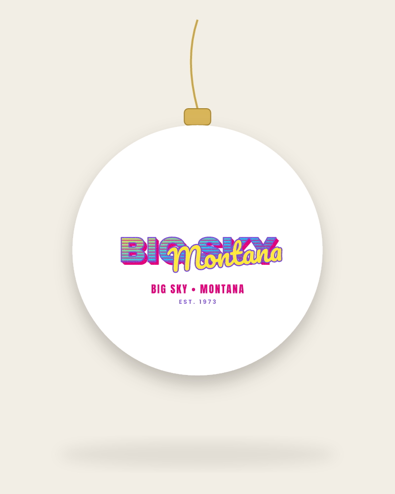 Big Sky Music TV Ceramic Ornament