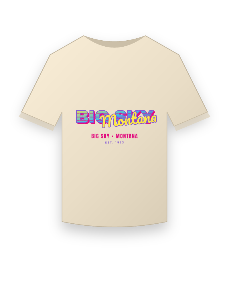Big Sky Music TV Organic Cotton Tee