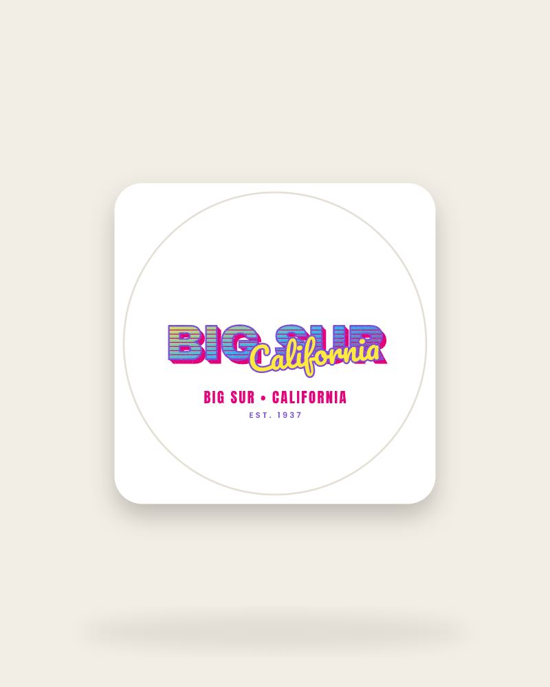 Big Sur Music TV Kiss-Cut Sticker