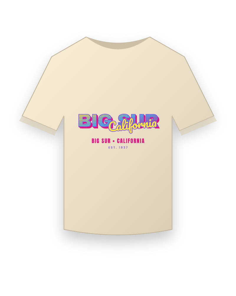 Big Sur Music TV Organic Cotton Tee