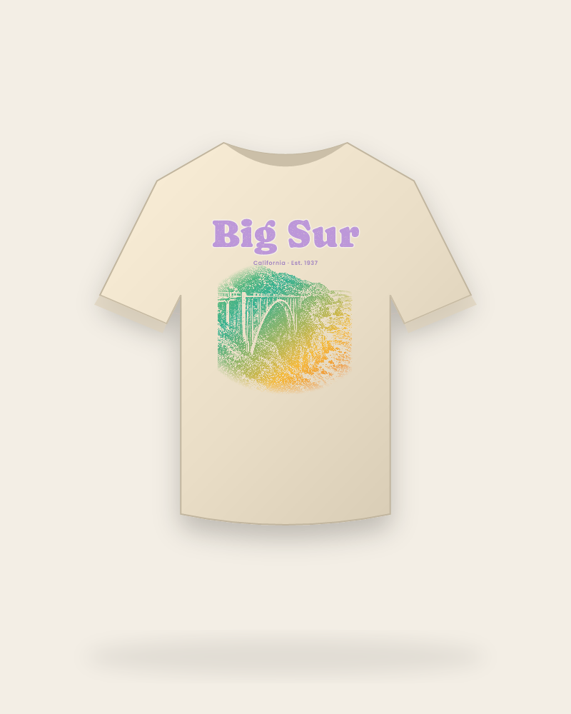 Big Sur Bixby Bridge Classic Tee