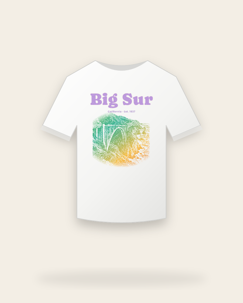 Big Sur Bixby Bridge Youth Tee