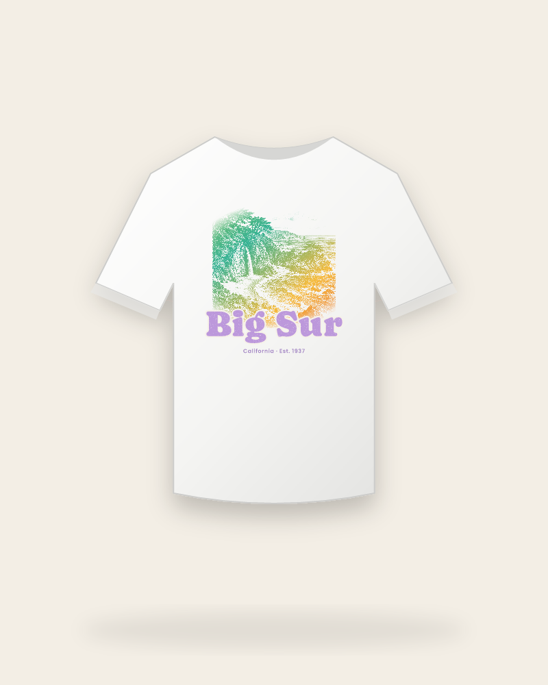 Big Sur McWay Falls Youth Tee