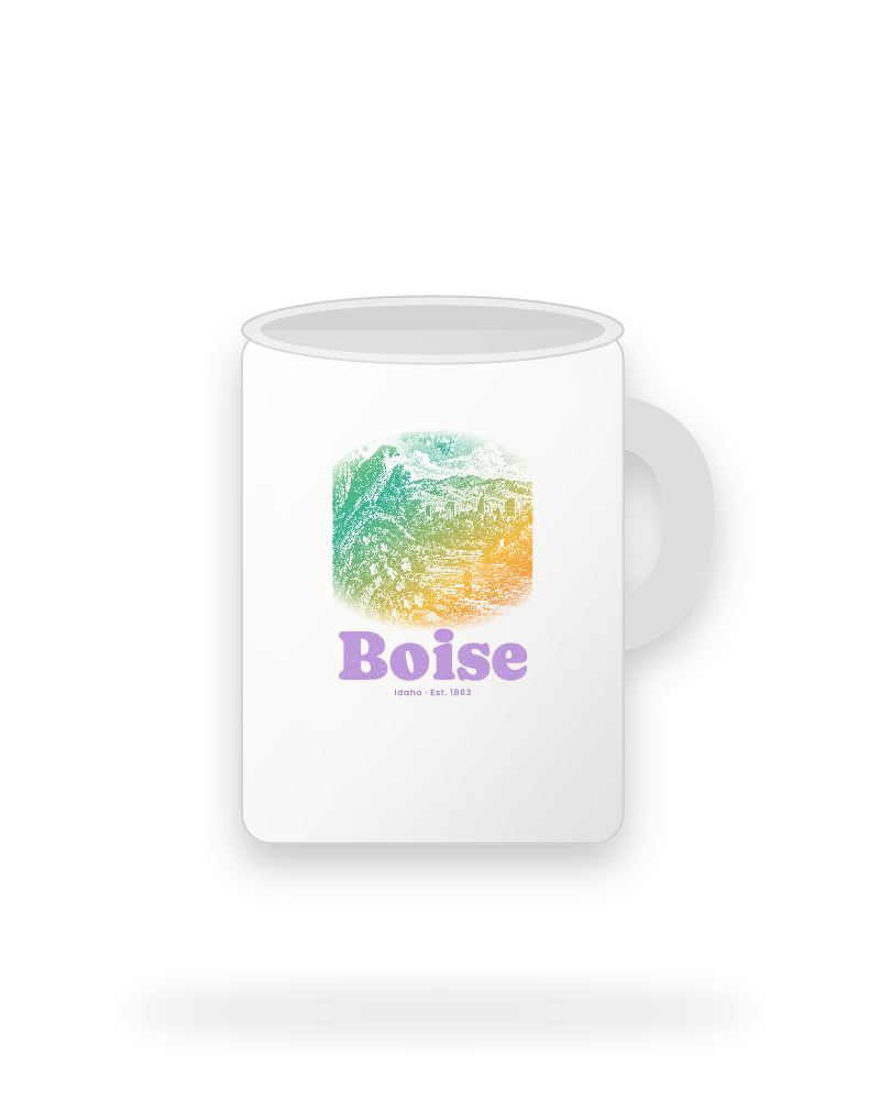 Boise River Falcon Ceramic Mug 15oz