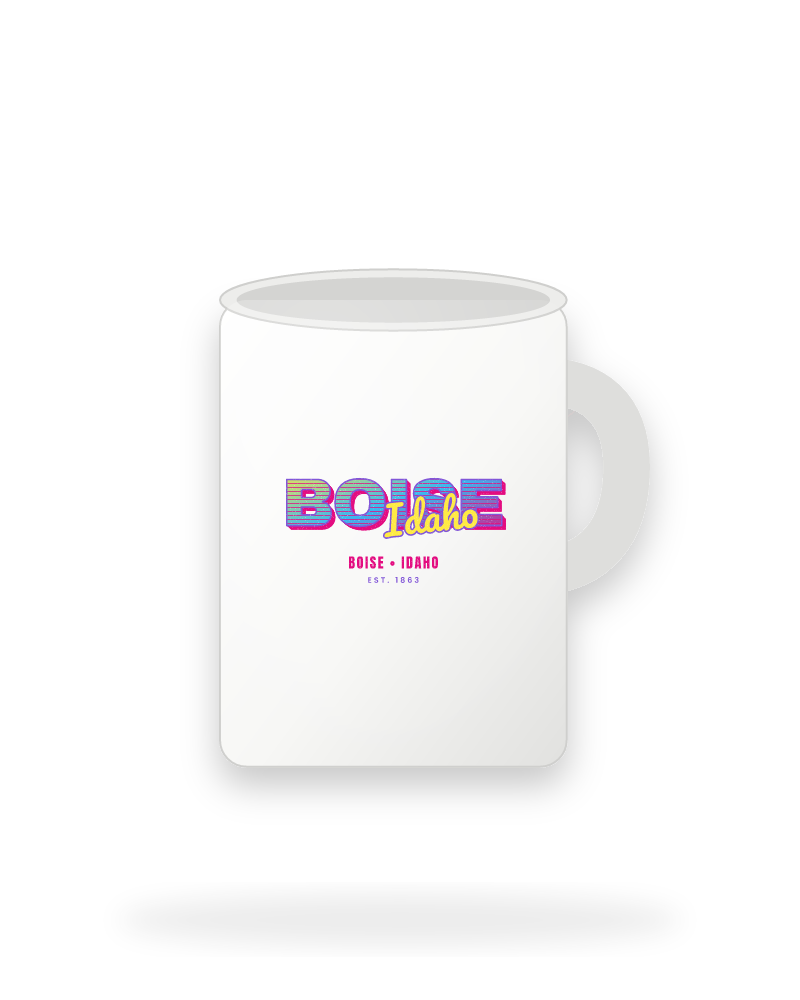 Boise Music TV Ceramic Mug 15oz