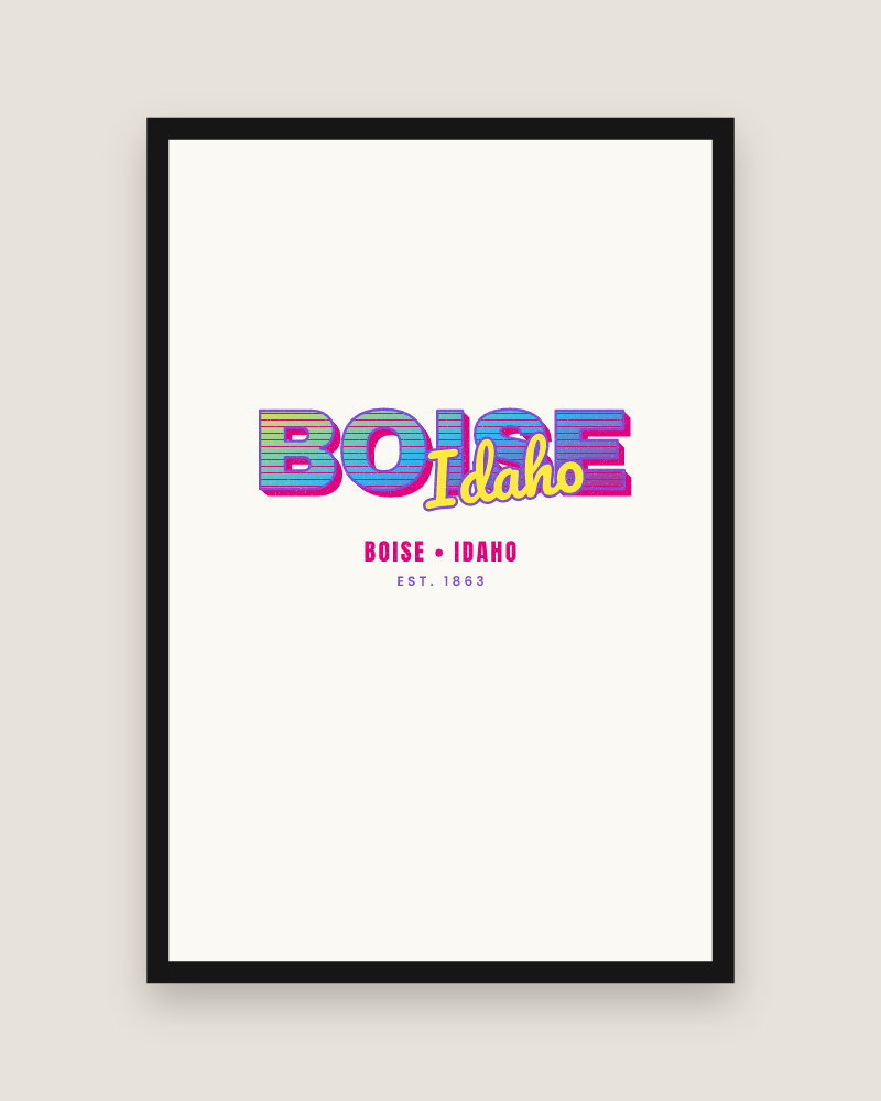 Boise Music TV Matte Poster