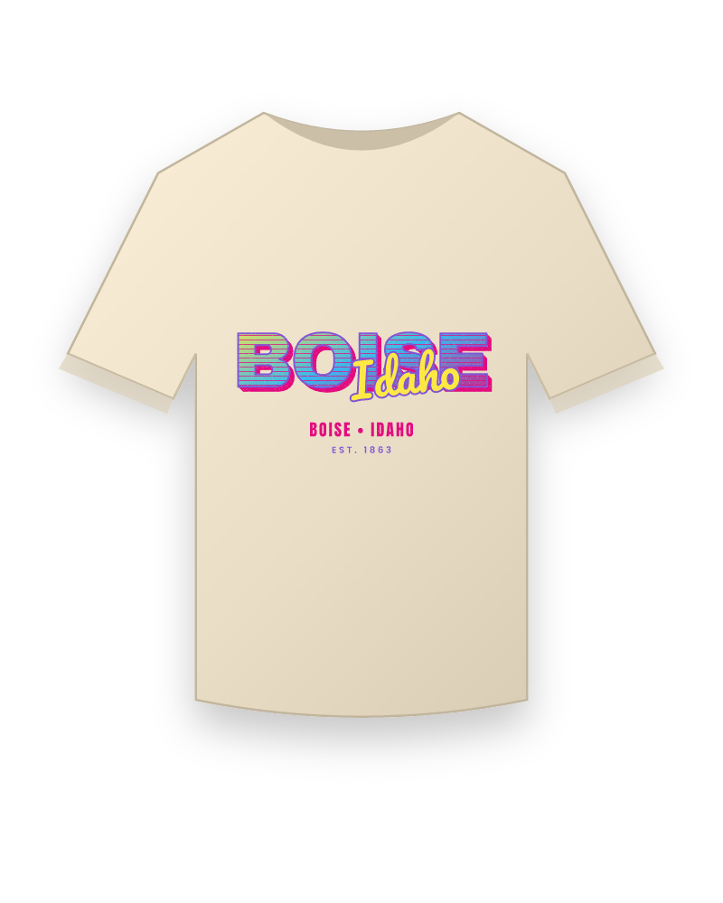 Boise Music TV Organic Cotton Tee