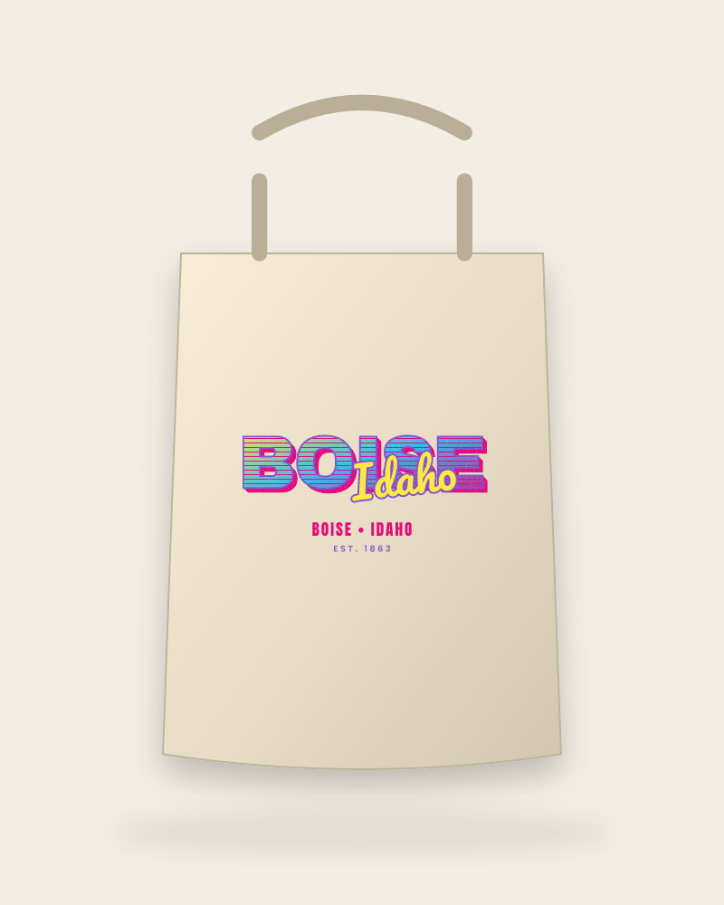 Boise Music TV Canvas Tote