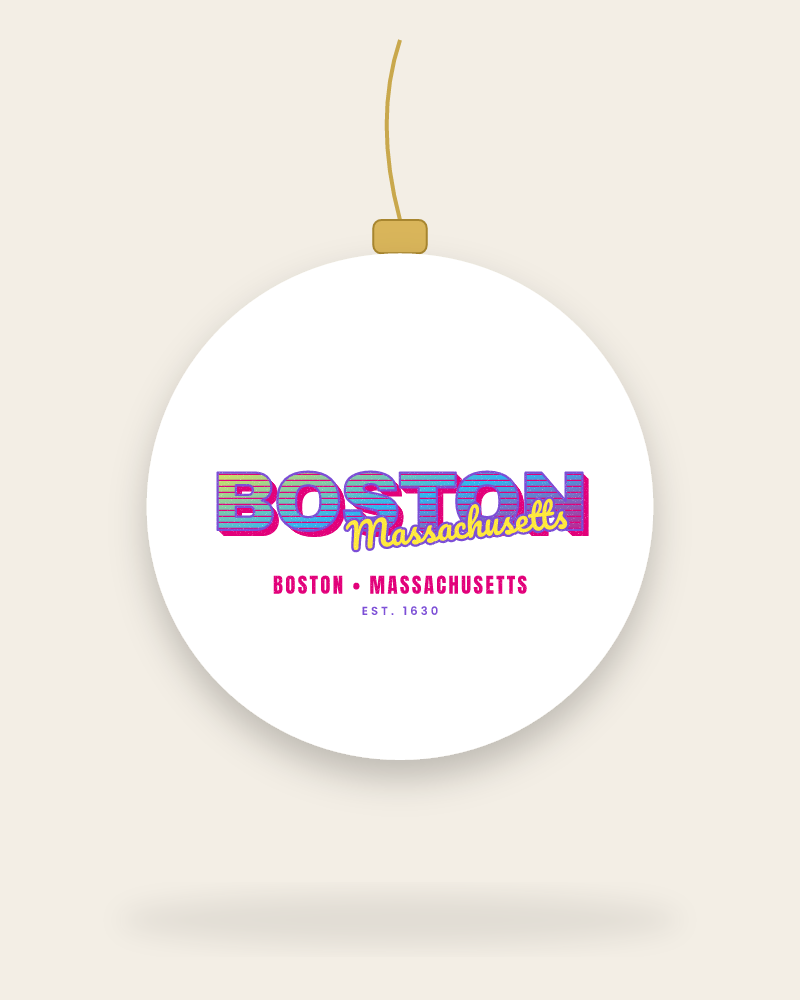 Boston Music TV Ceramic Ornament