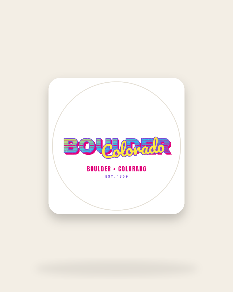 Boulder Music TV Kiss-Cut Sticker