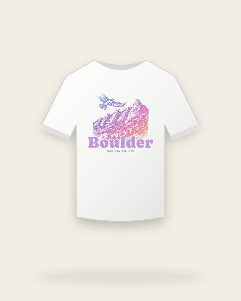 Boulder The Flatirons Youth Tee