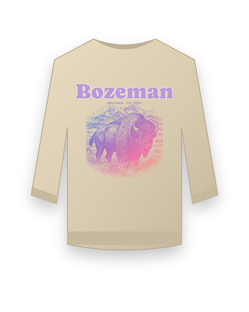 Bozeman Bison Crewneck Sweatshirt