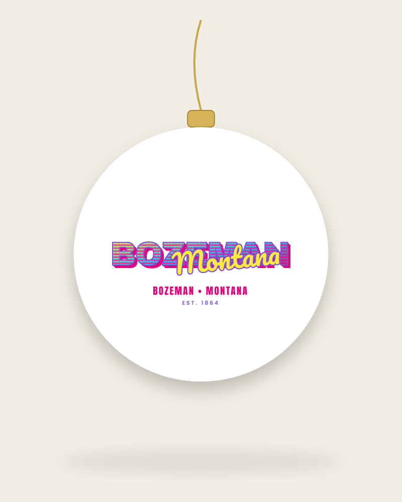 Bozeman Music TV Ceramic Ornament